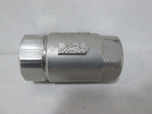 NEW APOLLO CII 1IN NPT 125-S 400-WOG CHECK VALVE BODY STAINLESS D353486