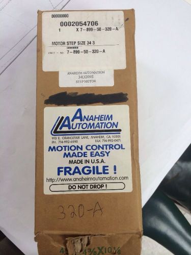 Anaheim Automation 34D209S 2.5 VDC Stepper Motor 4.6 Amp