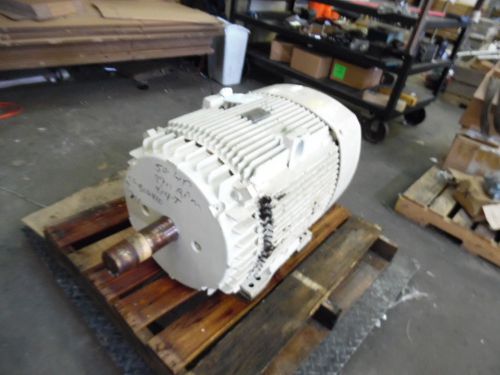 GE 50HP EXTRA SEVERE DUTY AC MOTOR, RPM 890, V 460, FR 404T, USED