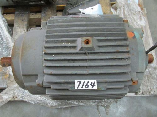 AC ELECTRIC MOTOR, 20 HP, 3510 RPM, 230/460V, 3/60, 256TC FR, TEFC