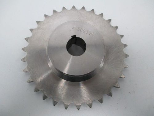 New tsubaki 50b30ss stainless 30 tooth chain single row 1in id sprocket d271250 for sale