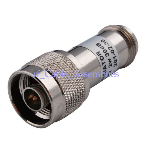 N attenuator n-male plug to n-female jack 2watt dc-3ghz 15db for sale