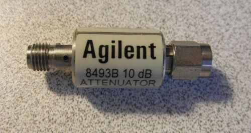 HP Agilent 8493B 10dB Attenuator DC to 18 GHz SMA 430