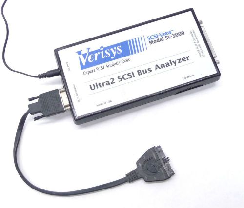 VERISYS SCSI-VIEW SV-3000 SV3000 ULTRA2 ULTRA 2 SCSI BUS ANALYSIS ANALYZER
