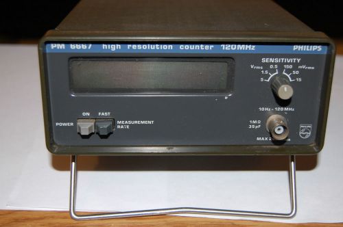 Philips PM 6667 High Resolution Counter 120 MHz