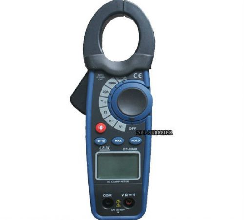 New CEM DT-3340 Digital AC, AC/DC Clamp Meter Rsistance, Cpacitance &amp; Diode Test