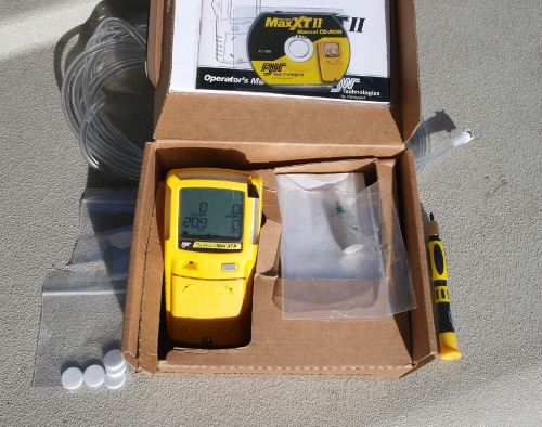 Bw gas alert max xt-ii gas detector, new, calibrated for sale