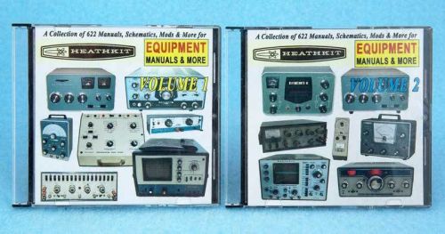 HEATHKIT EQUIPMENT MANUALS ON CD -  INCLUDES PART LISTS, SCHEMATICS &amp; MUCH MORE