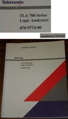 Tektronix tla 700 series logic analyzer manual for sale