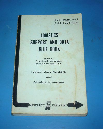 1972 HP Blue Book, Cross Reference of HP to FSN/Obsolete Instruments, 5th Ed.