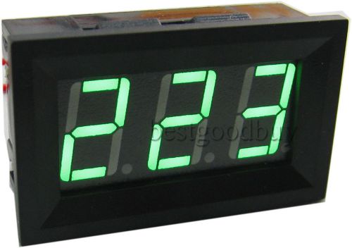 Ac 75-300v green digital voltmeter volt panel meter voltage monitor measurement for sale