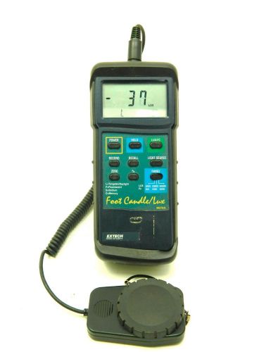 Extech model 407027 foot candle / lux hand held light meter for sale