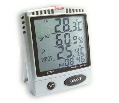 Az87797 wbgt sd card datalogger humidity temperature meter az-87797. for sale