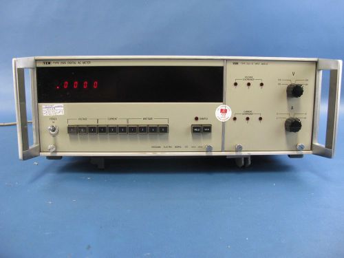 Yokogawa yew 2505 digital ac meter w/ 2514-47 input module +manual for sale