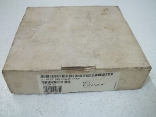 SIEMENS 6ES7 193-4CA40-0AA0 TERMINAL MODULE (4 IN BOX) *NEW IN A BOX*