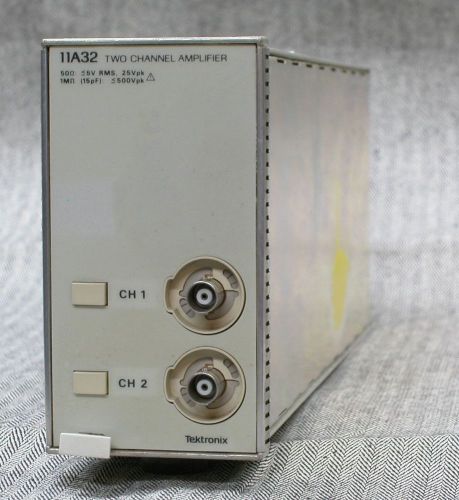 Tektronix 11A32 Two-Channel 400MHz Preamp Amplifier Plug-In