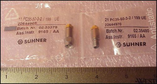 lot of 10 - Suhner APC-3.5mm connectors for Sucoform 141 cable
