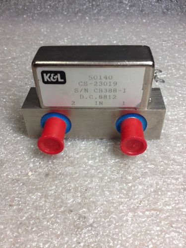(G1-9) K&amp;L 50140 CS-23019 MICROWAVE FILTER
