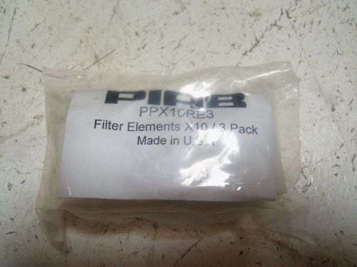 LOT OF 3 PIAB PPX10RE3 FILTER ELEMENT *NEW IN FACTORY PACKAGE*