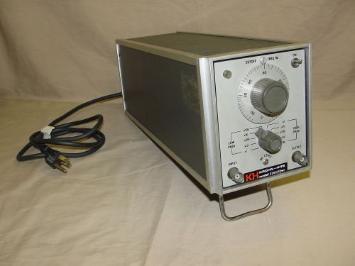 Krohn hite 3200 single channel solid state variable electronic filter 20hz-2mhz for sale