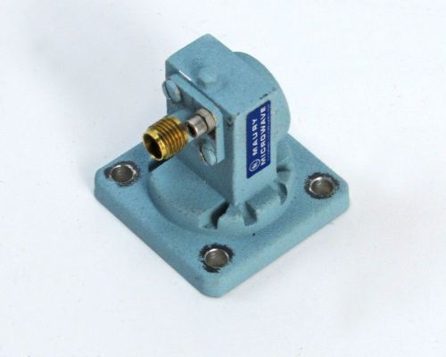 Maury microwave p200a2 waveguide to 3.5mm adapter - wr-62, 12.4-18 ghz for sale