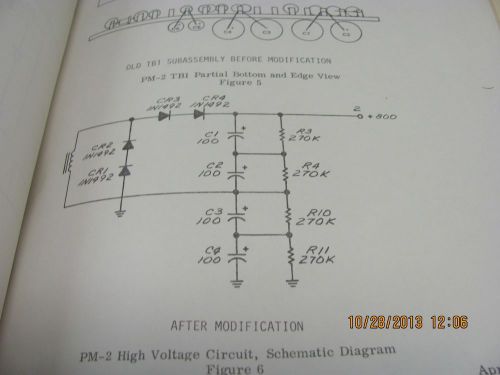 Collins manual pm-2: lightweight ac power supply - instruction schems 19000 copy for sale