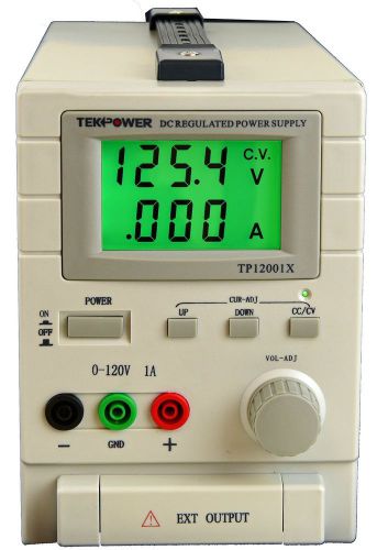 Tekpower tp12001x 120v 1a dc variable switching power supply output for sale