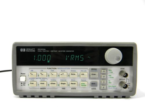 Agilent/hp 33120a 15 mhz, arbitrary waveform generator - 30 day warranty for sale