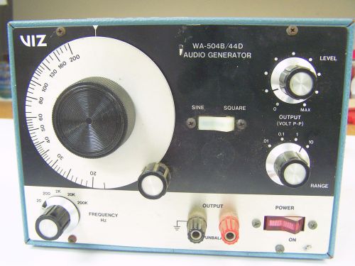 VIZ - WA-504B  Audio Generator - 20Hz-200KHz - Sine/Square Wave
