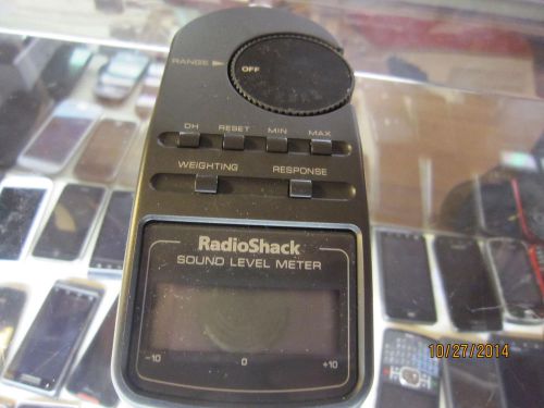 RADIO SHACK ANALOG SOUND LEVEL METER MODEL 33-2055