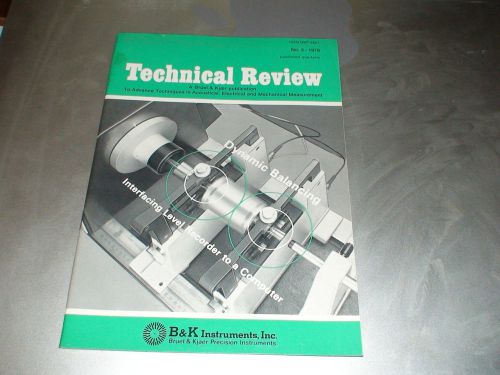 Bruel &amp; Kjaer Technical Review No.3 1979 - B &amp; K Instruments Inc.