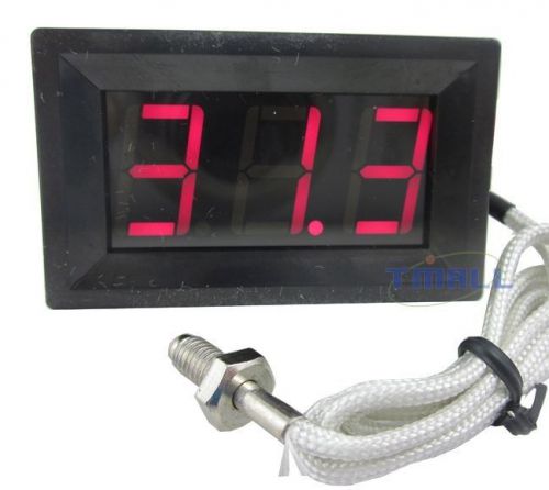 Red LED 0-999°C Temperature Thermocouple Thermometer Temp Panel Meter Display
