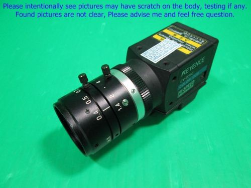 Keyence CV-035C &amp; Lens, Machine Vision camera without controller, sn:8225,Tested