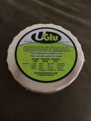 UGlu- Industrial Adhesive Tape- Quantity 9 Rolls of 1 Inch x 65 Foot Tape!