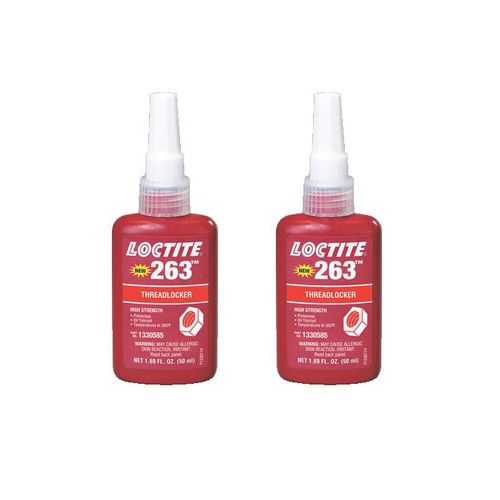 Hankel loctite 263 red threadlocker high strength glue multi-purpose 50ml x 2ea for sale