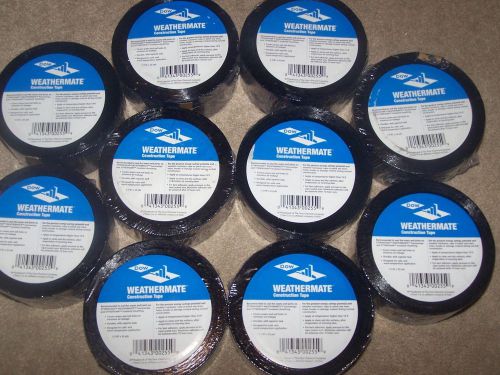 10 Rolls Dow Weathermate Construction Tape For Styrofoam Housewraps &amp; Sheathing