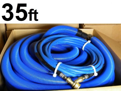 Carpet Cleaning - Vacuum Solution Hoses 35&#039; W/QD and 1 1/2 cuff for wand