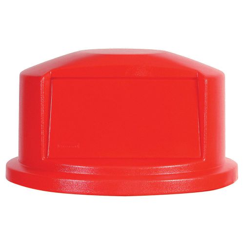 Rubbermaid fg264788 brute red dome top for fg264300 containers 44 gallon (fg2647 for sale