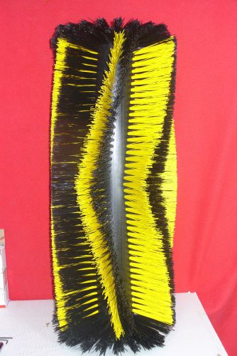 NEW.PA66GF30 INDUSTRIAL ROLLER  BRUSH,YELLOW/BLACK,SIZE 24&#034; X 10&#034; X 1&#034;