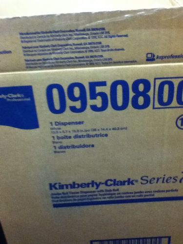 Kimberly-Clark Professional Jumbo Roll Tissue Dispenser-White New In Box