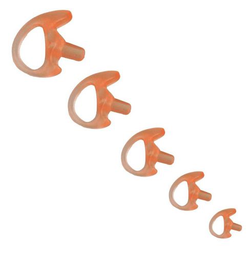 5 Pack Earmolds for Acoustic Tube Earpieces XL L M S XS Beige Right Ear S043RBGE