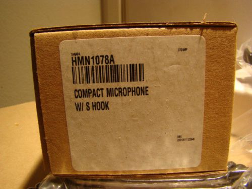 MOTOROLA COMPACT MICROPHONE W/ S HOOK HMN1078A NEW
