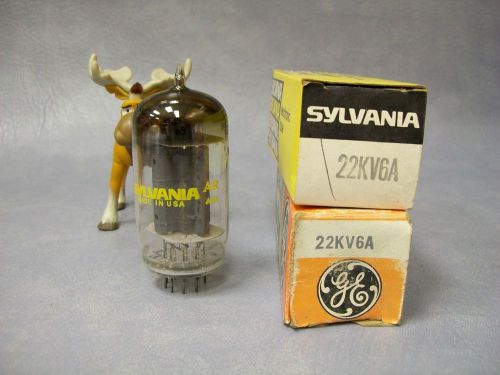 22KV6A Vacuum Tubes GE and Sylvania  Lot of 2