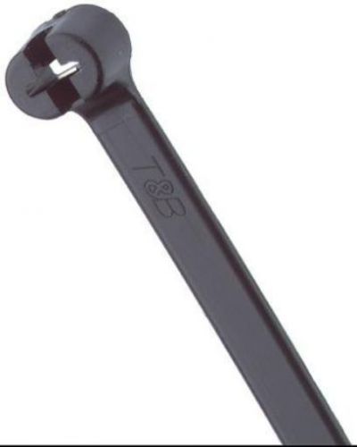 New ty23mx black 4&#034; 18lb ty-rap cable ties - 1 000pk for sale