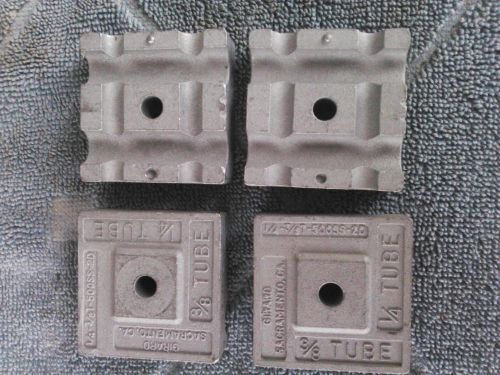 GIRARD 1/4-3/8T-500SS-3D SEISMIC TUBE CLAMP  2 sets 4 peices