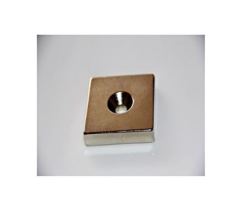 2pcs n50 neodym neodymium magnet q 30x30x10mm with hole 30mm x 30mm x 10mm for sale