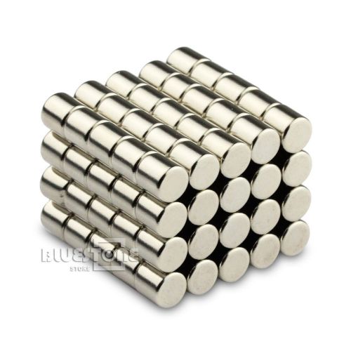 Lot 50 x strong round n50 disc bar cylinder magnets 6 * 6mm neodymium rare earth for sale