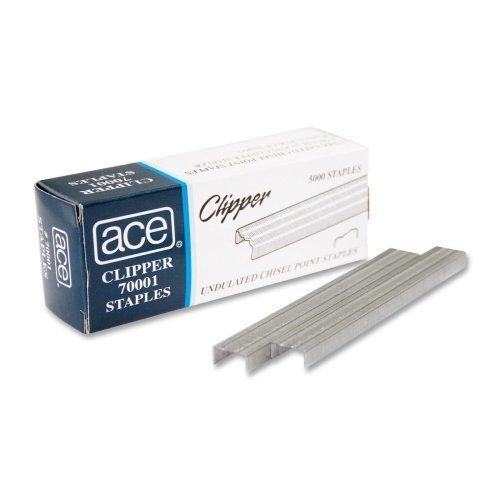 Advantus Undulated Staples - 210 Per Strip - 5000/box (ACE70001)