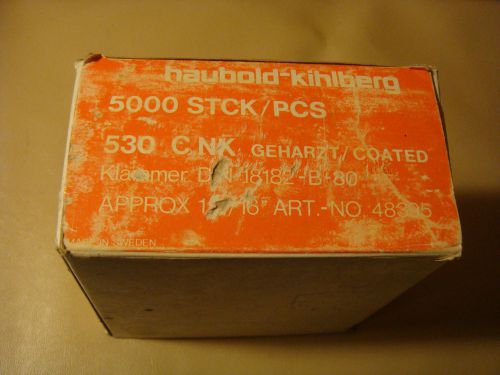 Haubold 5000 STCK / Pcs 530 C NK coated 1 3/16&#034; NOS