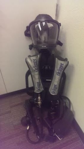 Drager pss 7000 scba sentinel &amp; (2) 4500 psi bottles full packs w/ accesories for sale